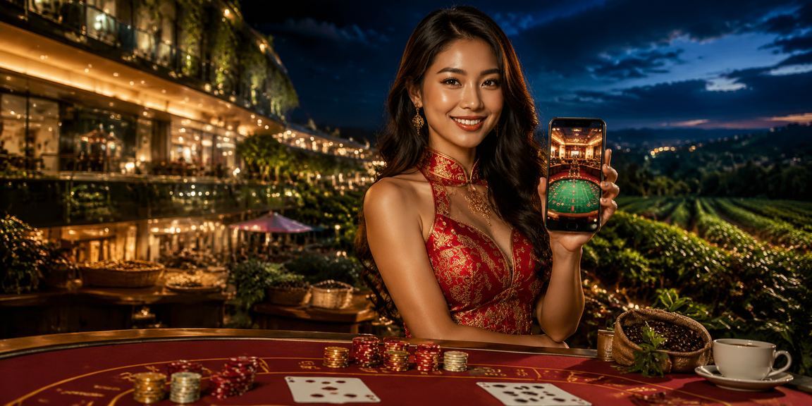 Người dùng tại Đà Nẵng nhận thông báo thưởng jackpot trên điện thoại khi đang dạo phố đêm